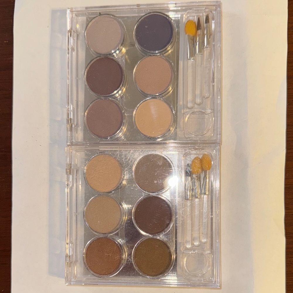 TWO New Michael Giordano Neutral Eyeshadow Palettes with Applicators